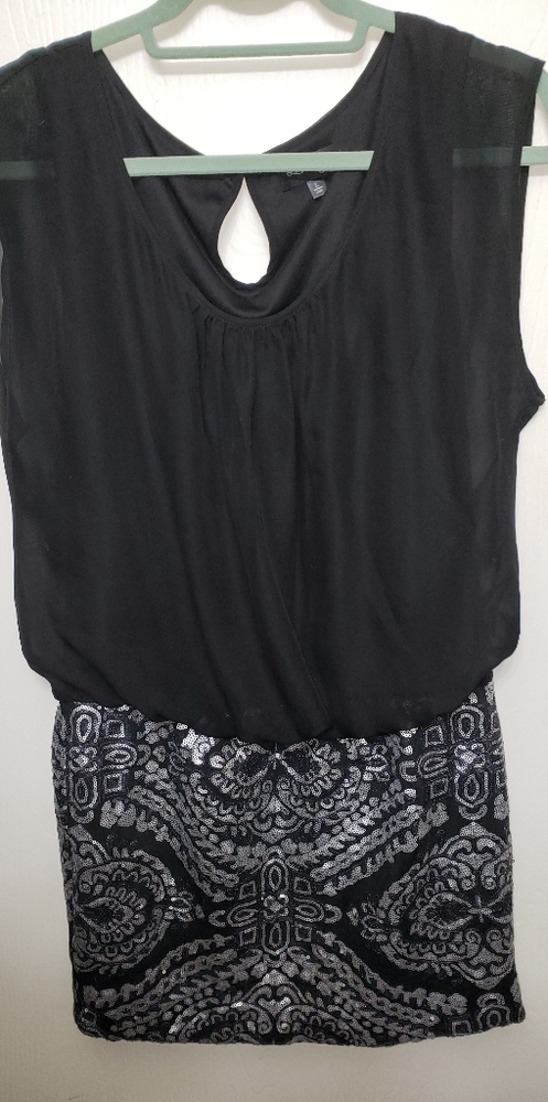 Love Reign, Large, black and silver party dress!